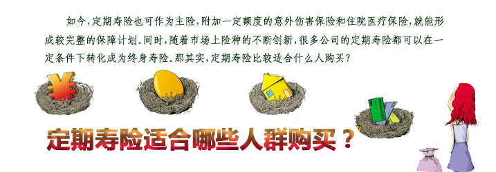 定期寿险 寿险怎么买 定期寿险适合哪些人群购